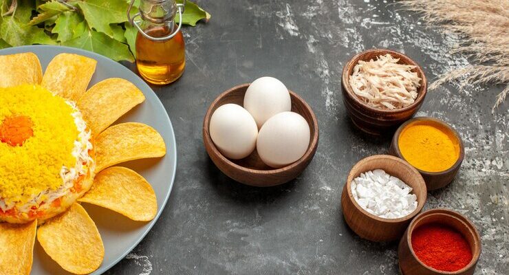 Chilaquiles ingredients