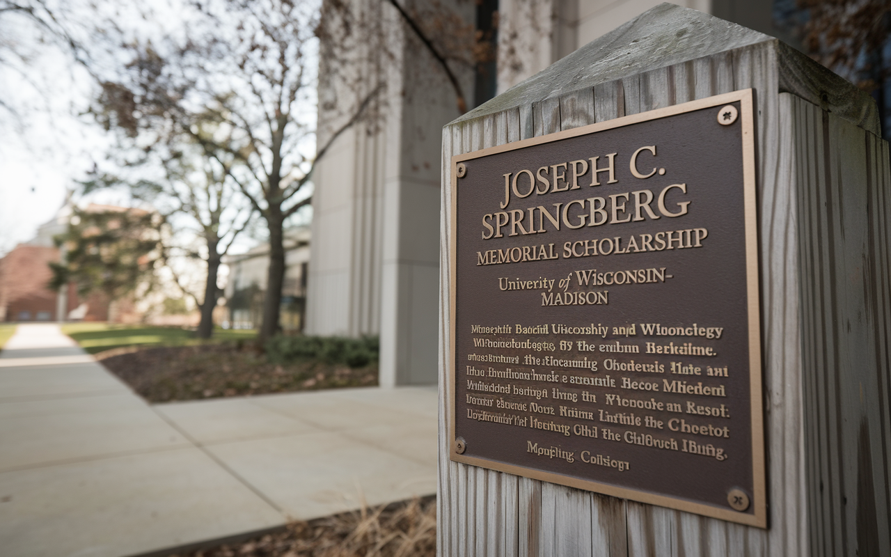 What is the Joseph C. Springberg Memorial Scholarship UW Madison?