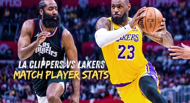 la clippers vs lakers match player stats