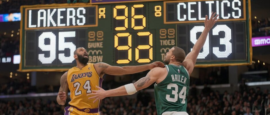 lakers vs boston celtics match player stats