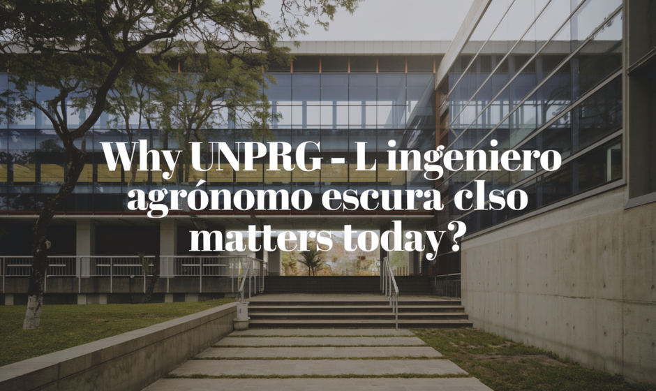 unprg - l ingeniero agrónomo escurra clso