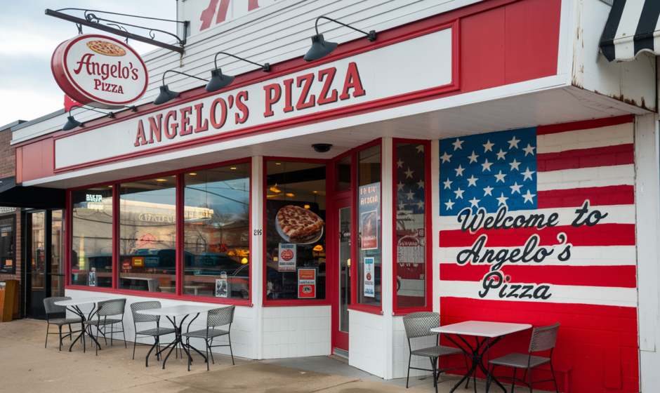 who owns angelo's pizza in harvard illinois